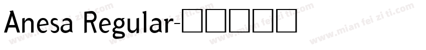Anesa Regular字体转换